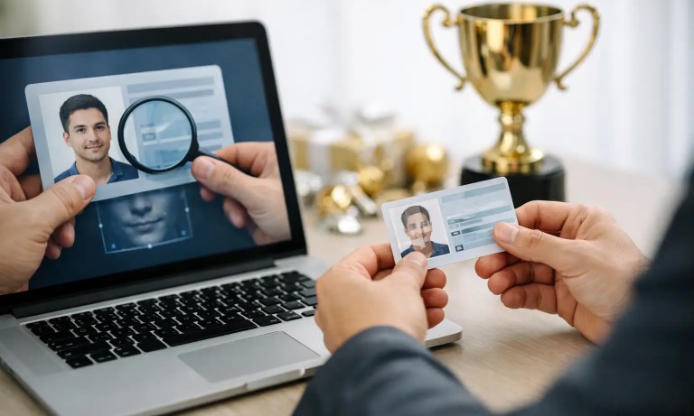 ID Verification for Prize Competitions