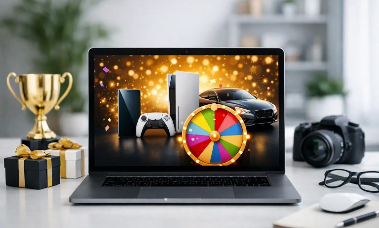 Branded Prize Competition Website Design